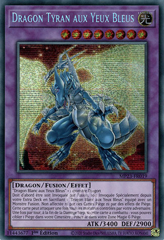 Dragon Tyran aux Yeux Bleus